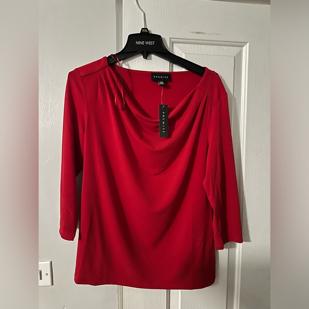 Red blouse